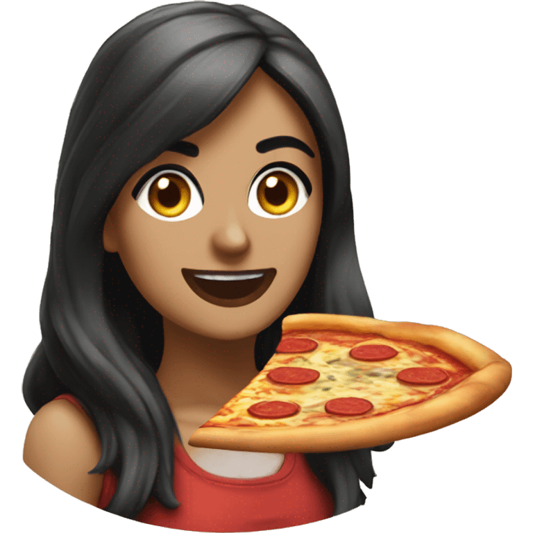 Sssniperwolf  with a Pizza emoji