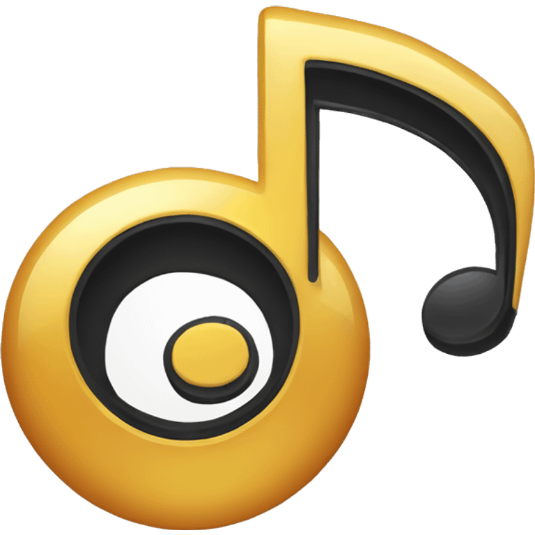 Musical note C for YouTube affiliate program emoji