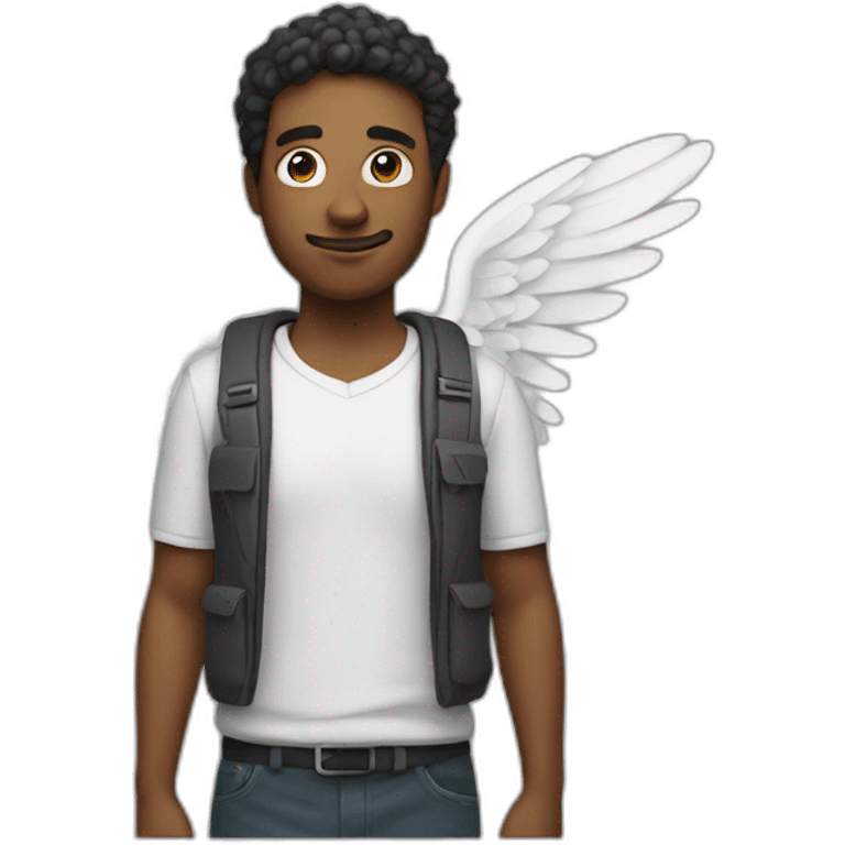 man with wings emoji