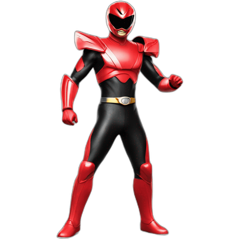 power ranger red like spy emoji