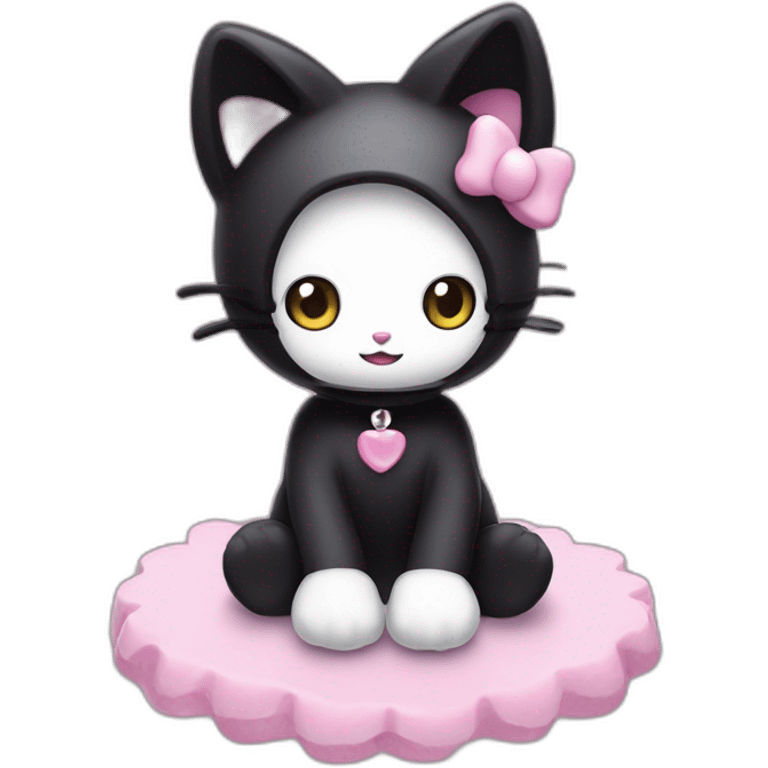 Kuromi hello kitty emoji