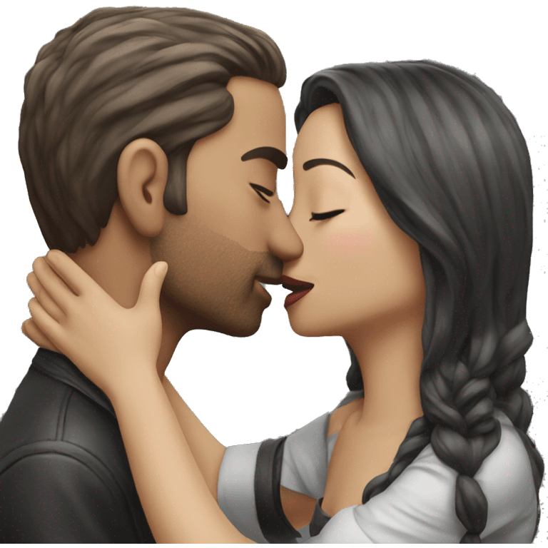 kiss-kiss emoji