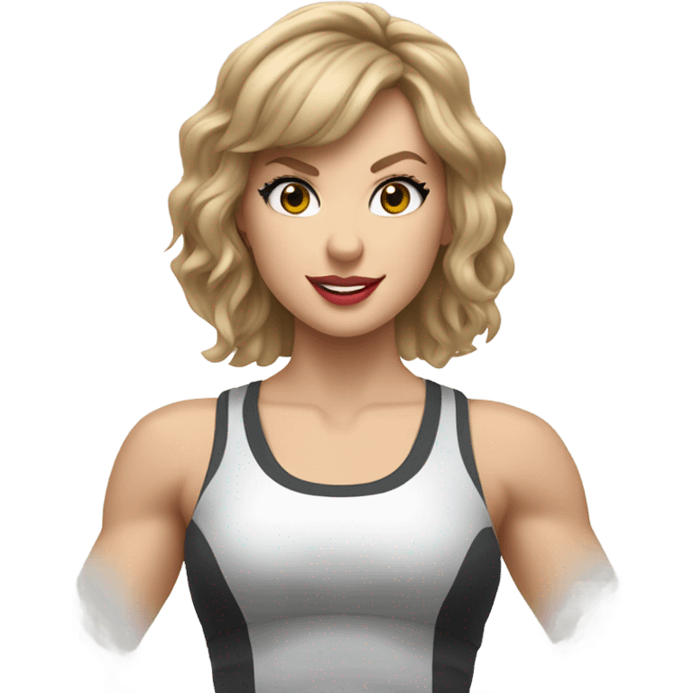 Weightlifting Taylor swift emoji