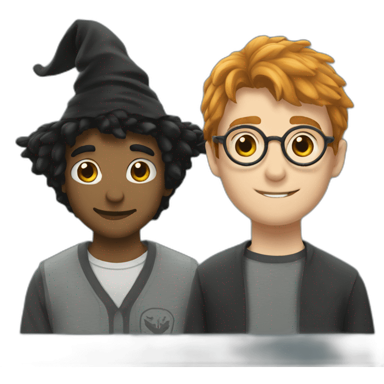 J k rolling with harry Potter emoji