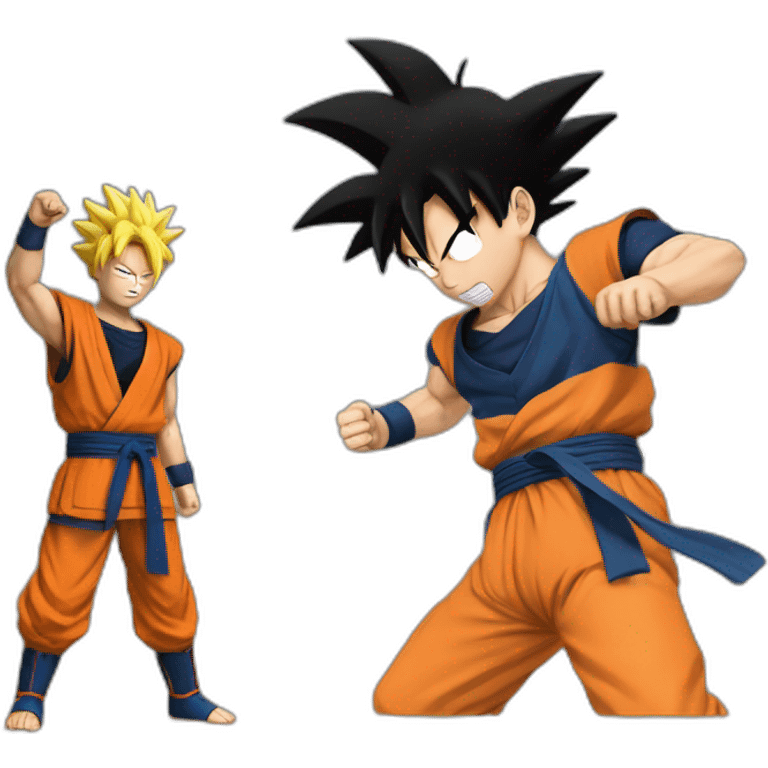 GOKU VS NARUTO emoji