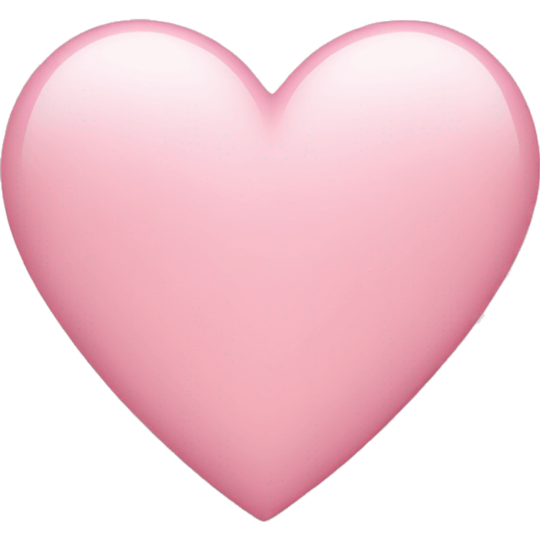 Light pink heart emoji