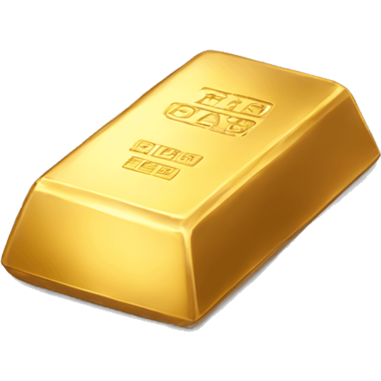 One Gold bar emoji