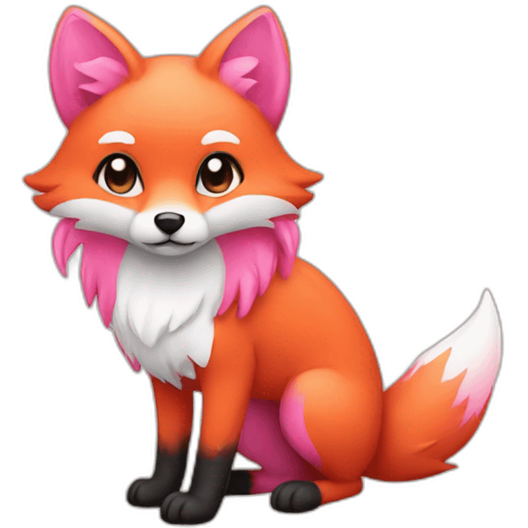 Pink Fox emoji