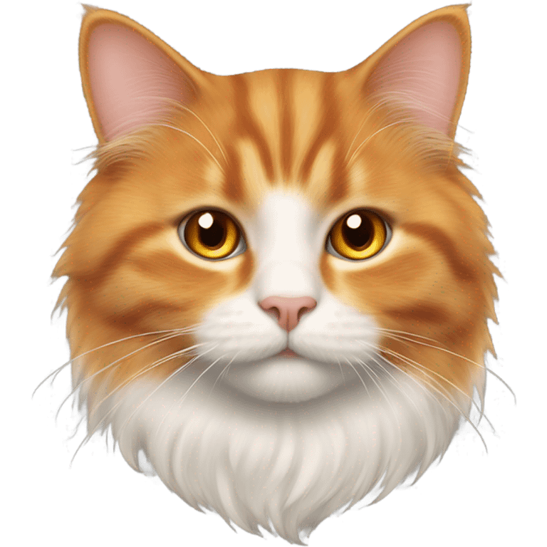 Fat ginger cat emoji