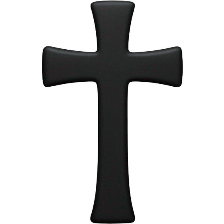 plain black cross emoji