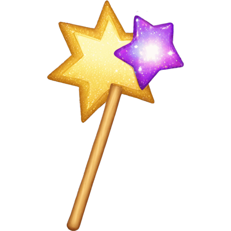 Sparkly magic wand emoji