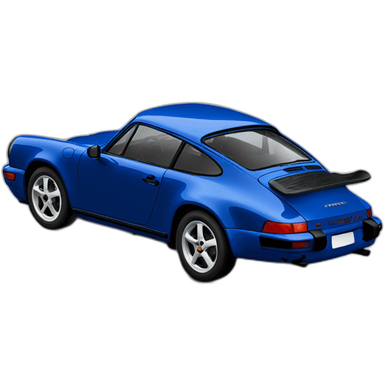 dark blue porsche 911 emoji