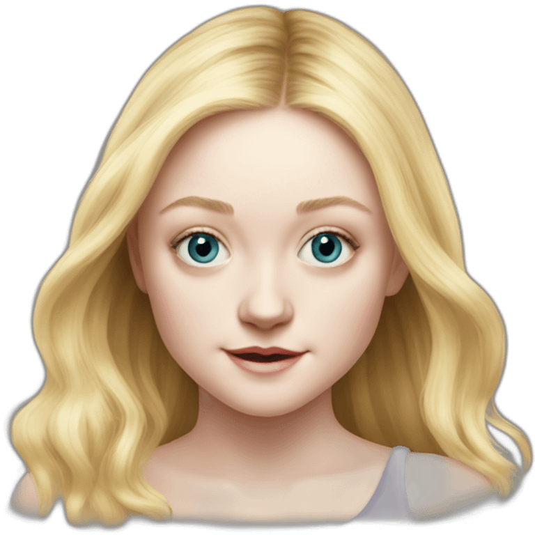 actress child dakota fanning emoji