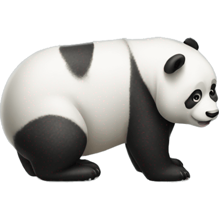 panda pooping emoji