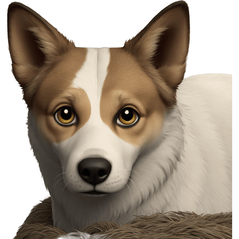 realistic animal focused gaze emoji