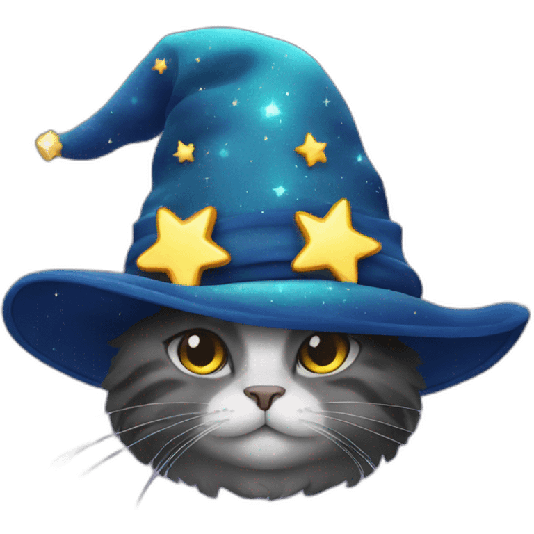 Cat magichat happy stars emoji