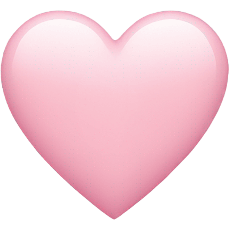 Light pink heart emoji