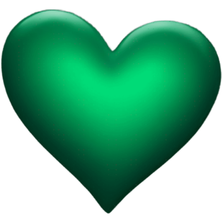 dark green heart emoji