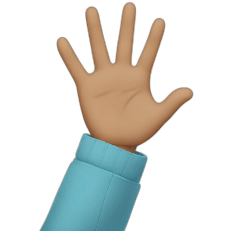 community spirit hand sign emoji