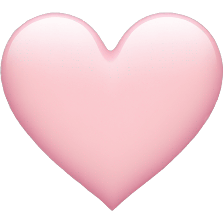 Light Pink heart  emoji