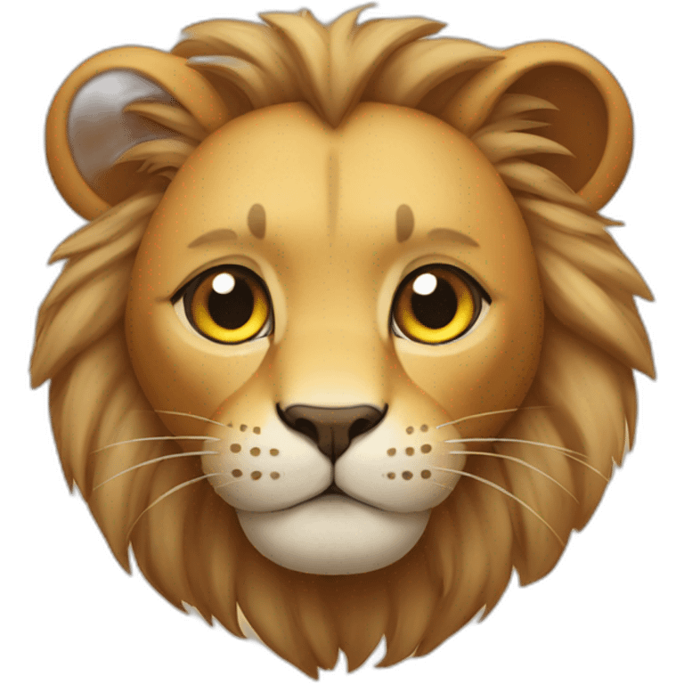 Cat lion emoji