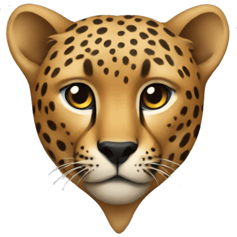 cheetah heart emoji