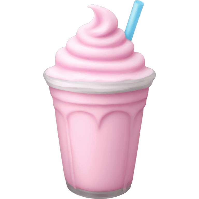 light pink milkshake  emoji