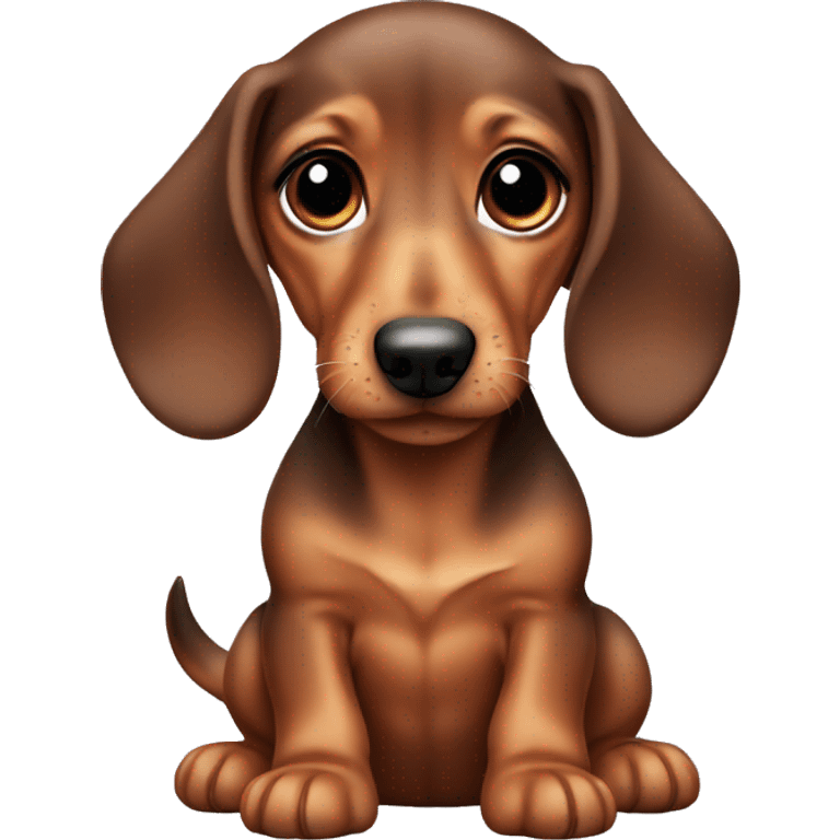 baby dashund emoji