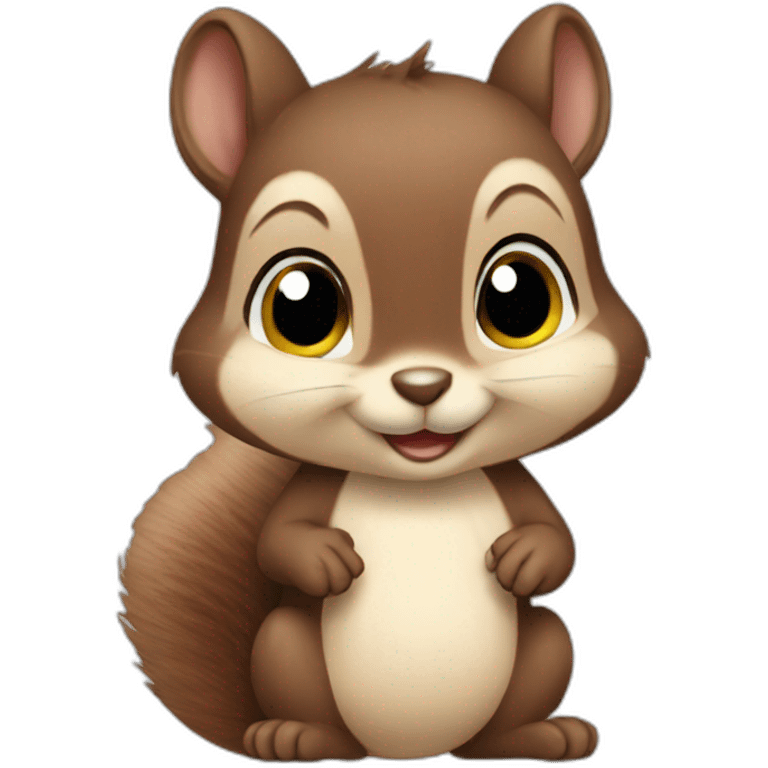 Baby squirrel emoji