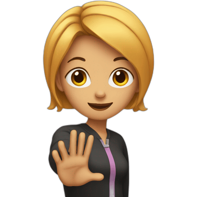 x gesture woman emoji