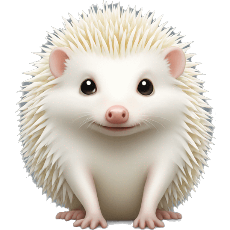 Albino hedgehog emoji