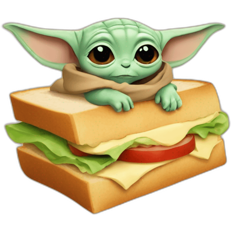 baby yoda sandwich emoji