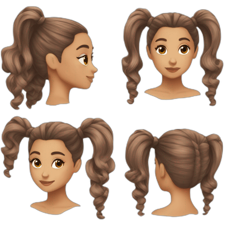 ariana grande hair emoji