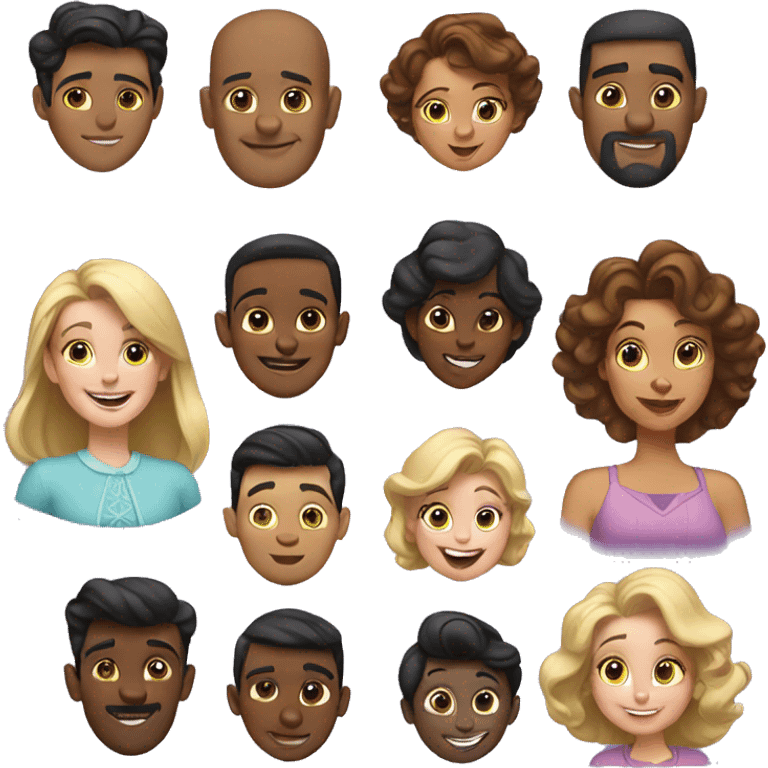 Disney family emoji