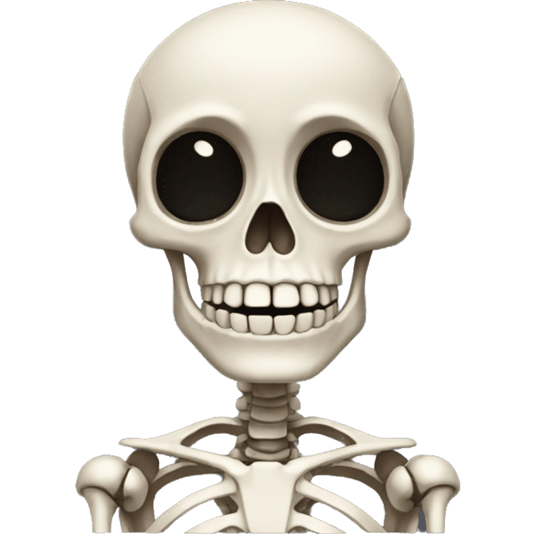 shocked skeleton emoji