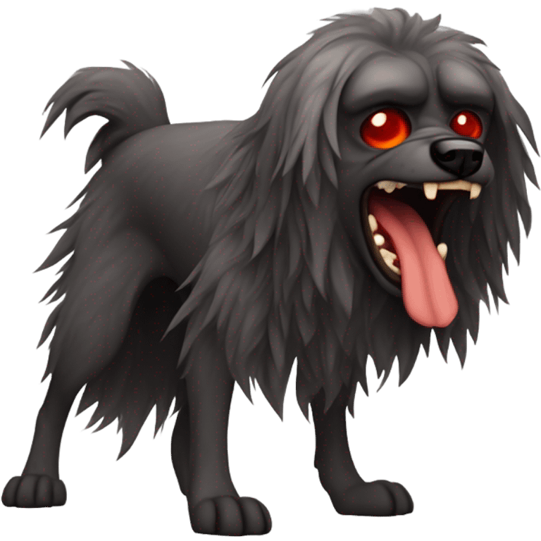 Horror dog emoji