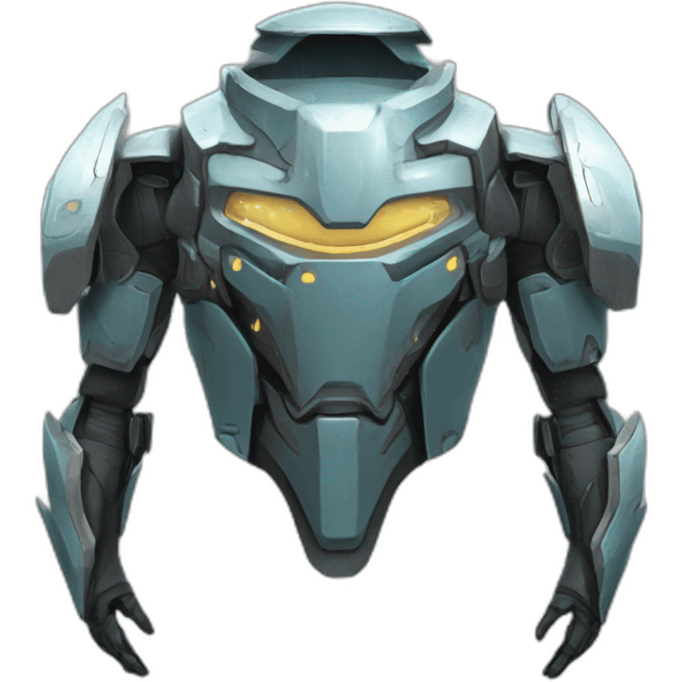 futuristic Galactic Vanguard Breatplate armored emoji