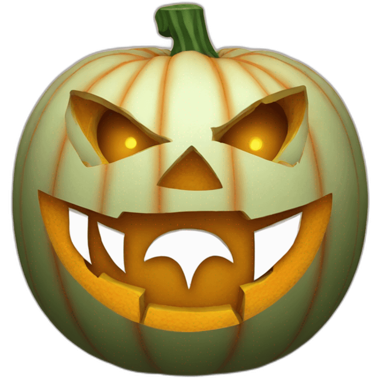 Pumpkin with a pp emoji