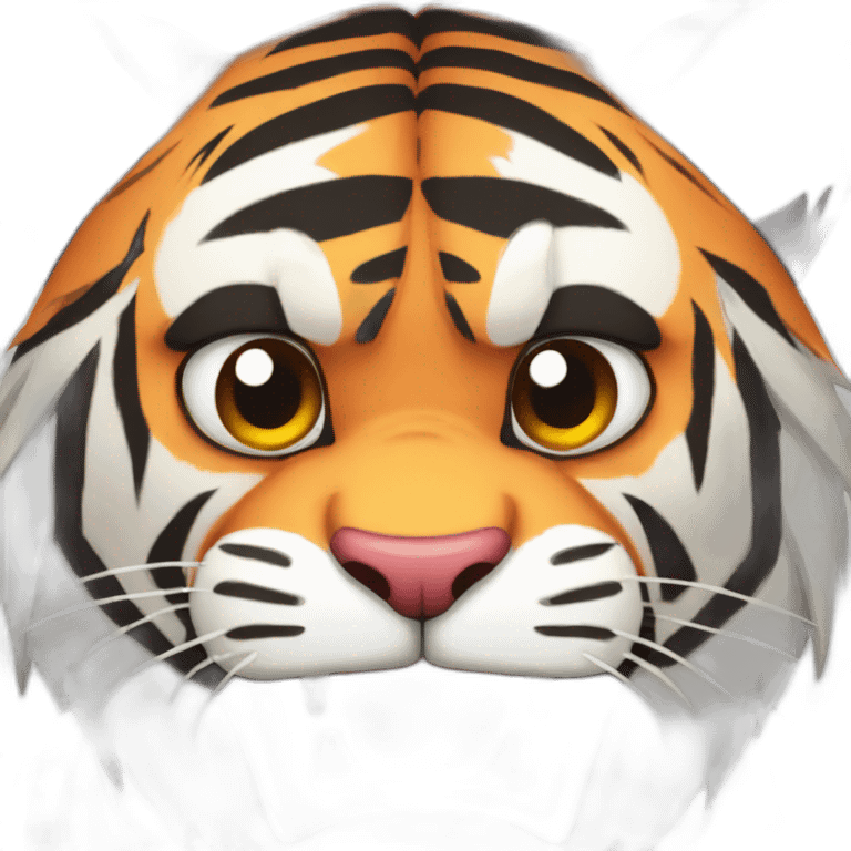 angry tiger emoji