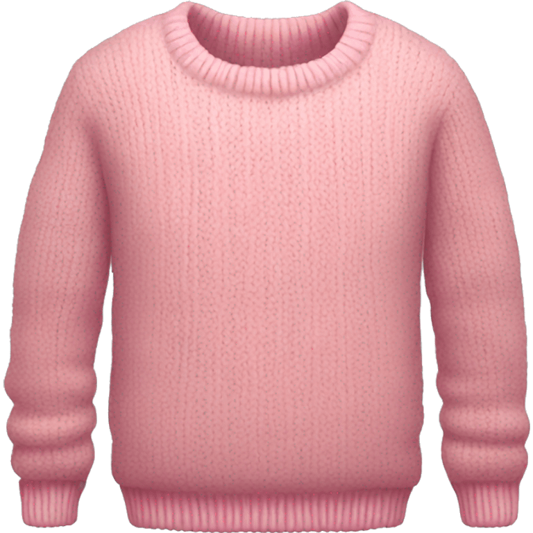 Pink cozy sweater emoji