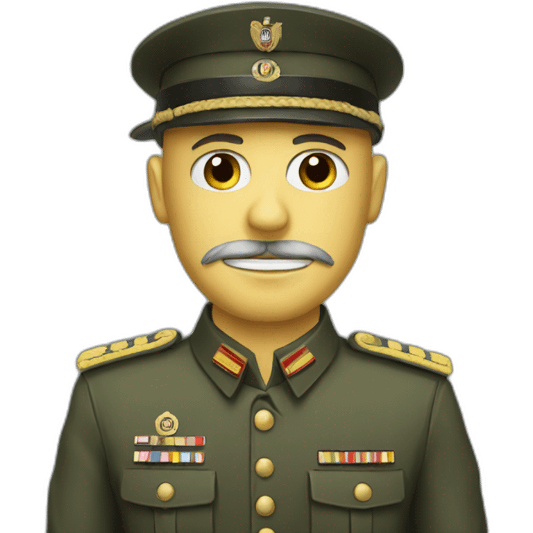 German military man in a mask emoji