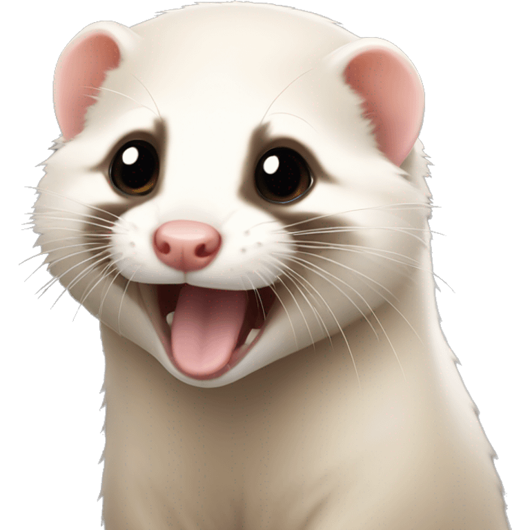 Ferret hear ferret emoji