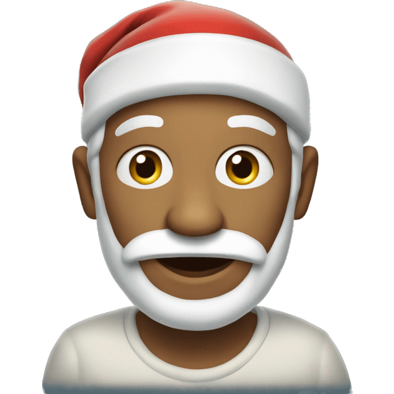 Père Noël obèse emoji