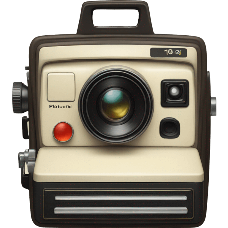 vintage polaroid camera emoji