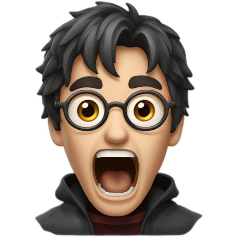 Harry Potter screaming emoji