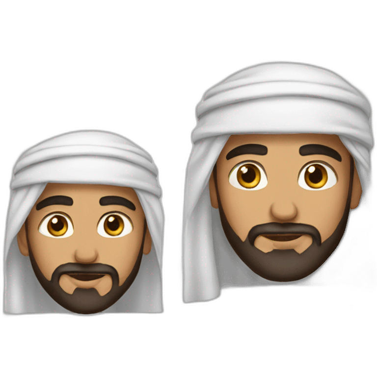 Arab man love emoji