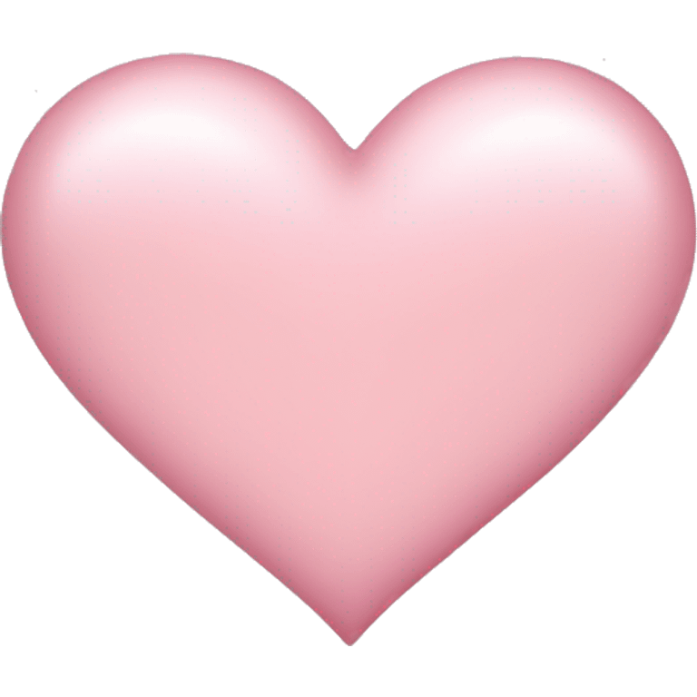 light pink heart emoji