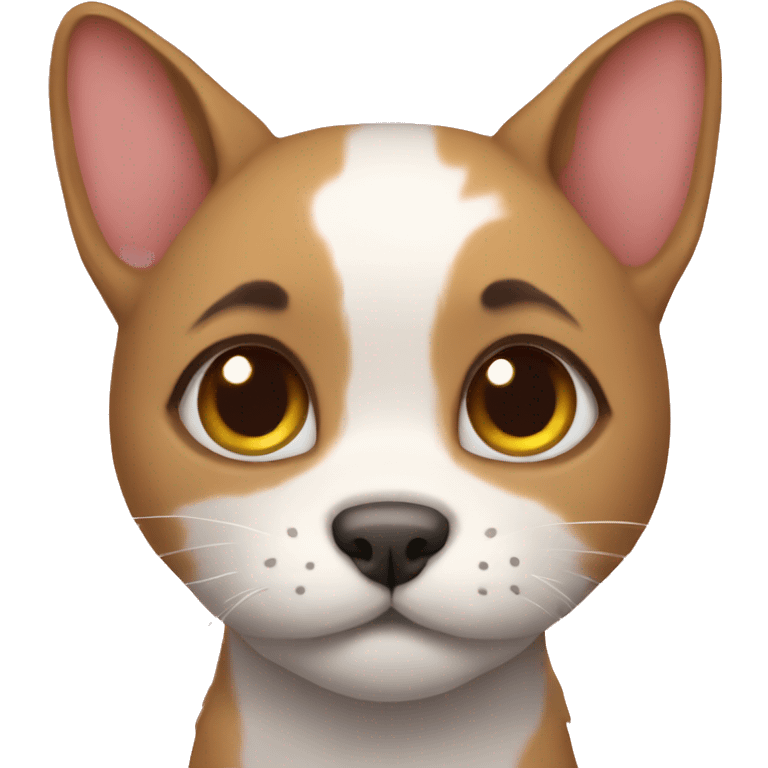 Love cat dog  emoji