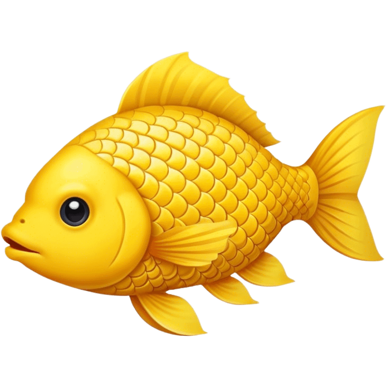 a yellow fish emoji