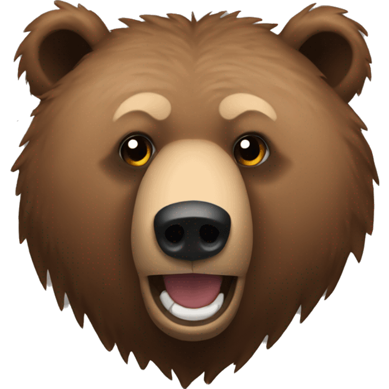 Grizzly bear emoji